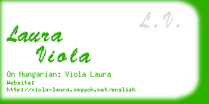 laura viola business card